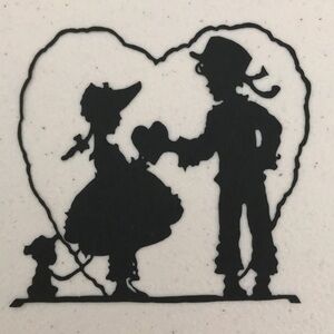 💖 Handmade PaperCut Silhouette Scherenschn…
